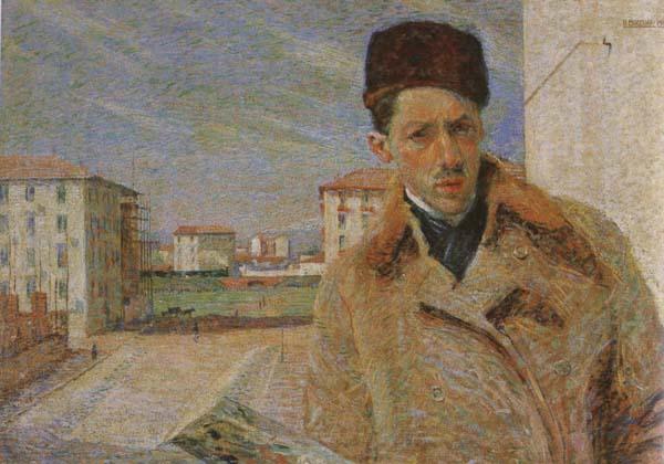 Umberto Boccioni Self-Portrait Spain oil painting art